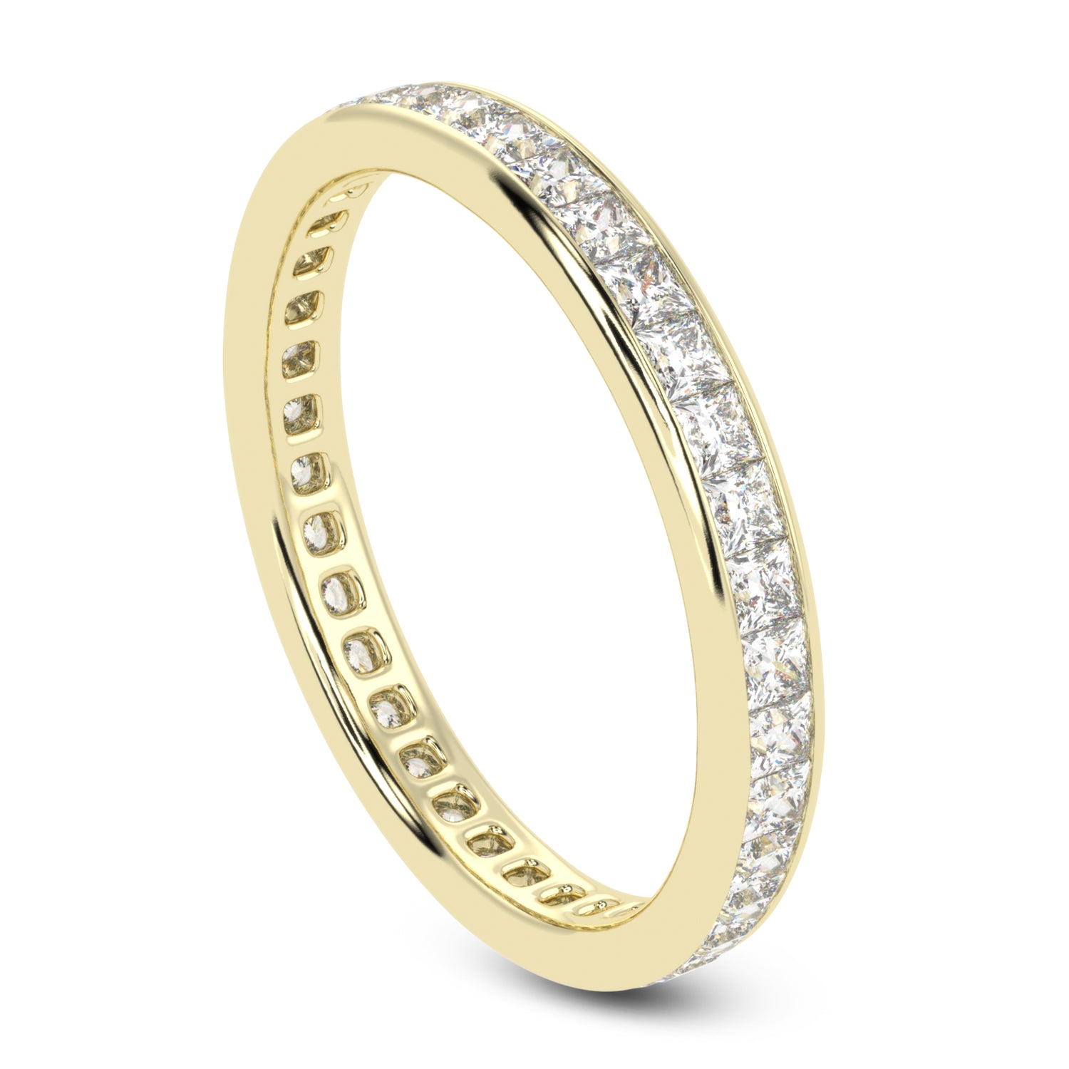 Buy 1.14Ct Eternity Natural Diamond Band | Solitairekart